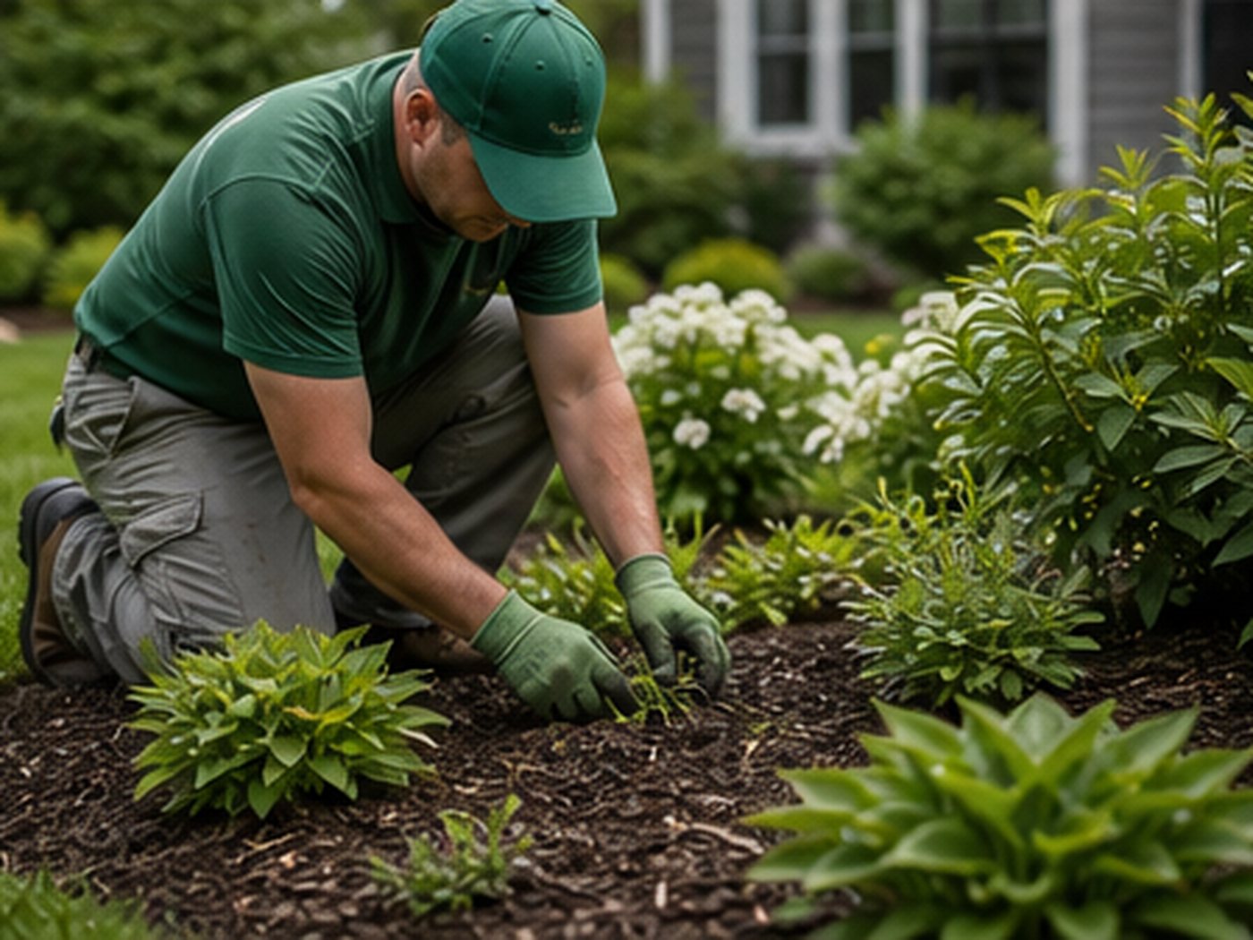 Residential yard cleanup